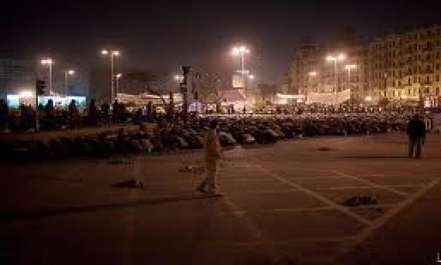 ميدان التحرير يشهد هدوء تاما مع غلق الميدان أمام السيارات