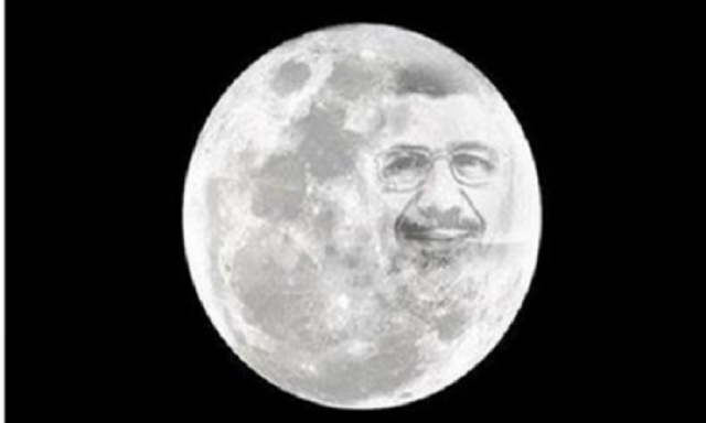 محمد مرسى يظهر على سطح القمر فى الأردن