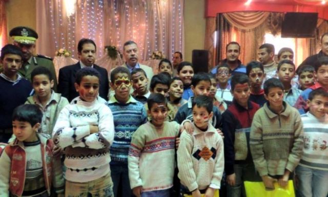 بالصور: أمن الغربية يقيم إحتفالية للأطفال اليتامى إحتفالاً بعيد الشرطة