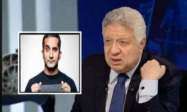 بالفيديو .. مرتضى منصور لـ”باسم يوسف”:”أمك ماتت من غير متربيك”