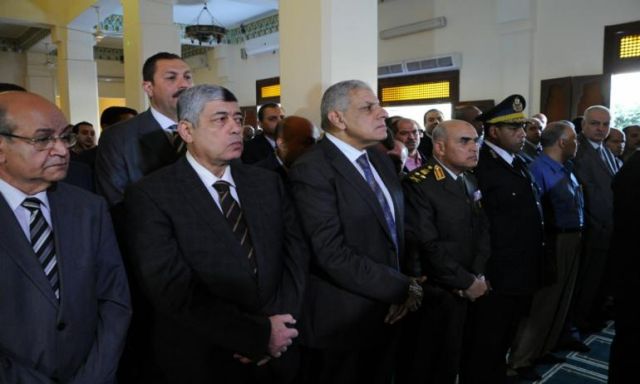 بالصور: جنازة الشهيد العميد طارق المرجاوى بحضور كبار رجال الدولة
