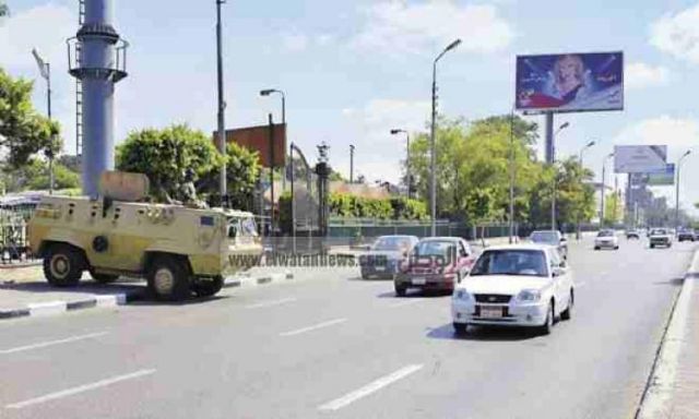 قوات الجيش تنتشر بمداخل ومخارج القاهرة الكبرى