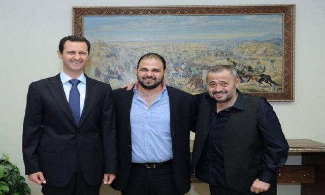 بالصور.. جورج وسوف يزور بشار الأسد