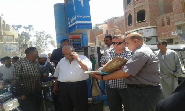 حملات تموينية مكثفة على محطات الوقود والمخابز بمركز إطسا بالفيوم