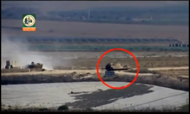 بالفيديو .. كتائب القسام تقصف دبابة إسرائيلية بصاروخ ”كورنيت”
