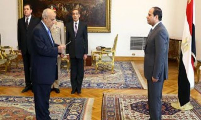 ”السيسي ”يشهد أداء المستشار جمال ندا رئيس مجلس الدولة الجديد اليمين القانونية