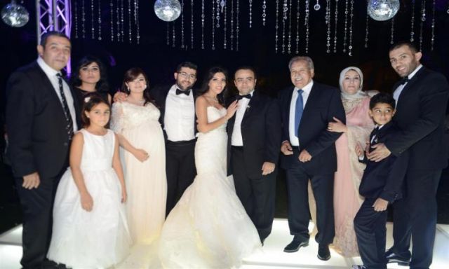 نجوم الفن والمجتمع في حفل زفاف نجل رجل الأعمال محسن الحمزاوي