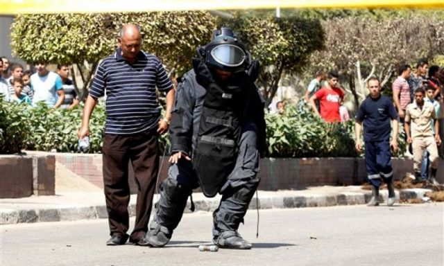 العثور على قنبلة بدائية الصنع بميدان التحرير