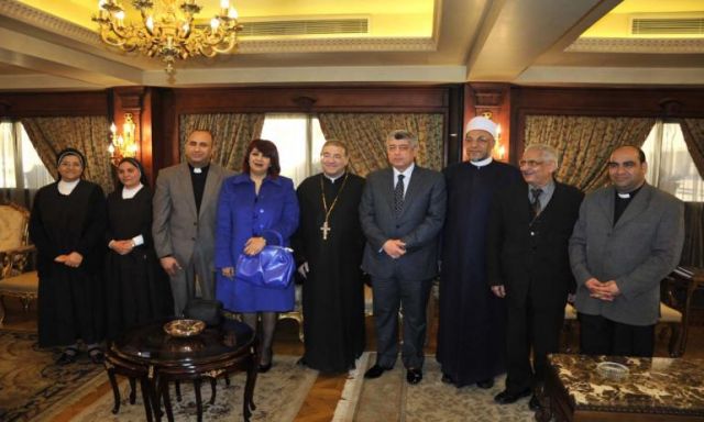 بالصور وزير الداخلية يلتقى بوفد ممثلى الأزهر الشريف والكنيسة  وممثلى منظمات المجتمع المدنى