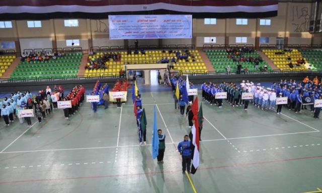 400 شاب وفتاة يشاركون فى اللقاء الرياضى للعروض الرياضية لطلاب الجامعات المصرية بالغردقة