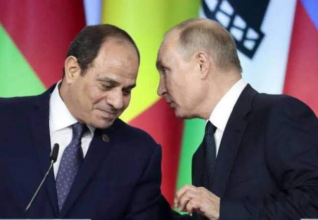 السيسى يتباحث هاتفياً مع الرئيس الروسي بوتين حول مبادرة ”اعلان القاهرة”