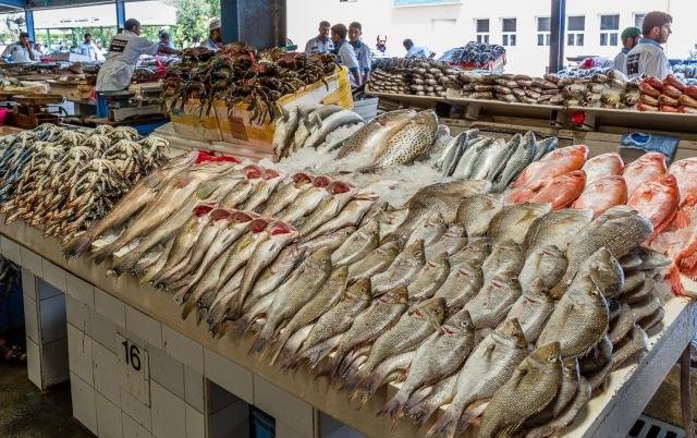 تعرف على أسعار الأسماك فى سوق العبور للجملة