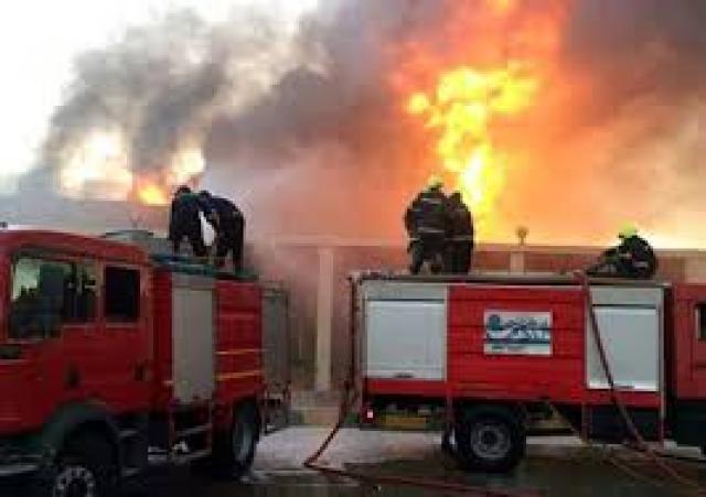 الحماية المدنية تسيطر على حريق بمستشفي المنشاوي بطنطا