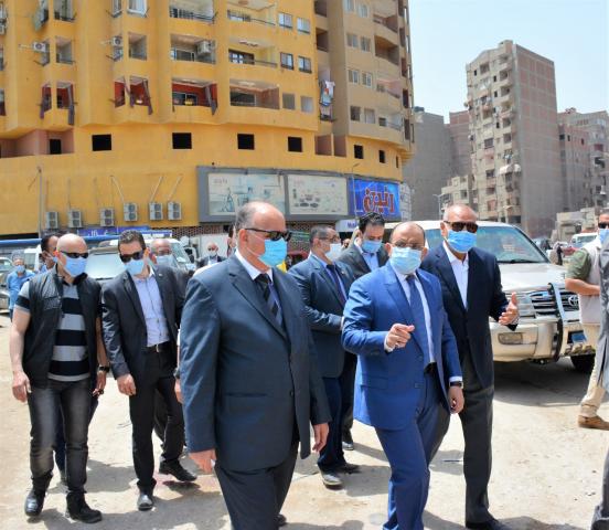 بالصور.. تفاصيل جولة وزير التنمية المحلية ومحافظ القاهرة بمنطقة المطرية