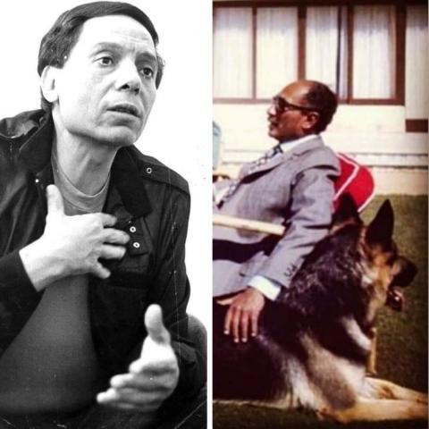 الممثل والرئيس.. حكاية عادل إمام المثيرة مع كلب السادات | قضايا وتحقيقات |  الموجز