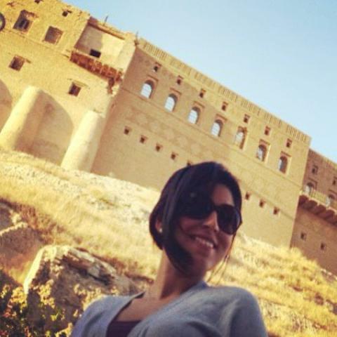 آيتن عامر تستعيد ذكرياتها في قلعة أربيل بالعراق