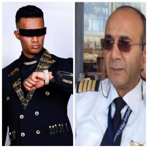 محمد رمضان والطيار أبو اليسر 