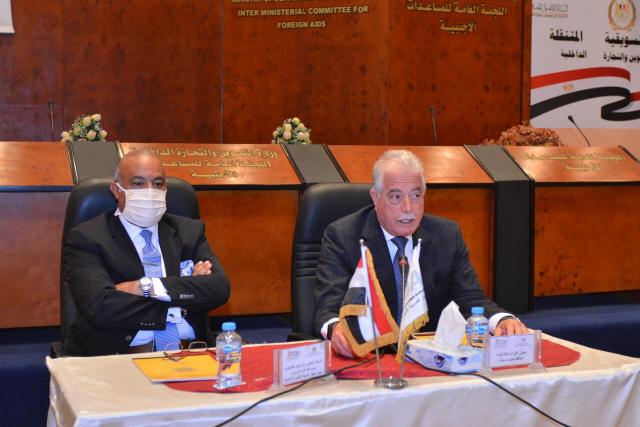 بالصور .. تفاصيل لقاء مساعد أول وزير التموين مع محافظ جنوب سيناء