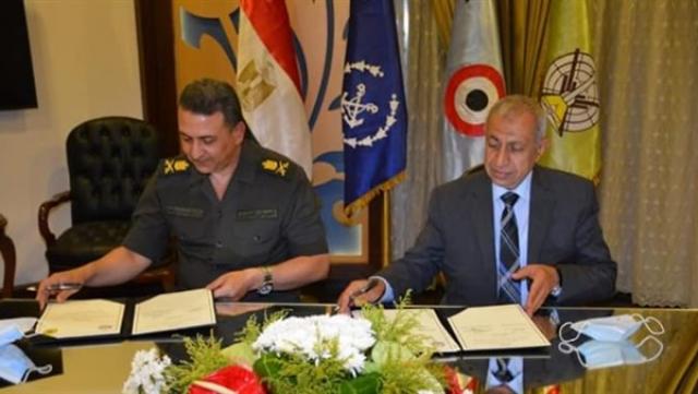 توقيع بروتوكول تعاون بين القوات المسلحة و الأكاديمية العربية في التعليم والتدريب