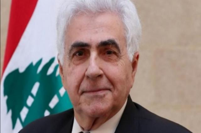 وزير الخارجية اللبنانى 