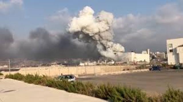 شاهد..فيديو يوثق حجم الدمار الذي خلفه انفجار مرفأ بيروت