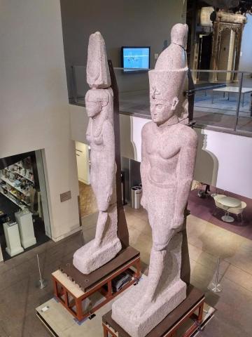 مصر تستعيد تمثالين ملكيين من أمريكا لعرضهما بالمتحف المصرى الكبير