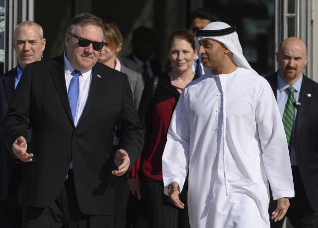 سفير الإمارات مع وزير الخارجية الأمريكي 
