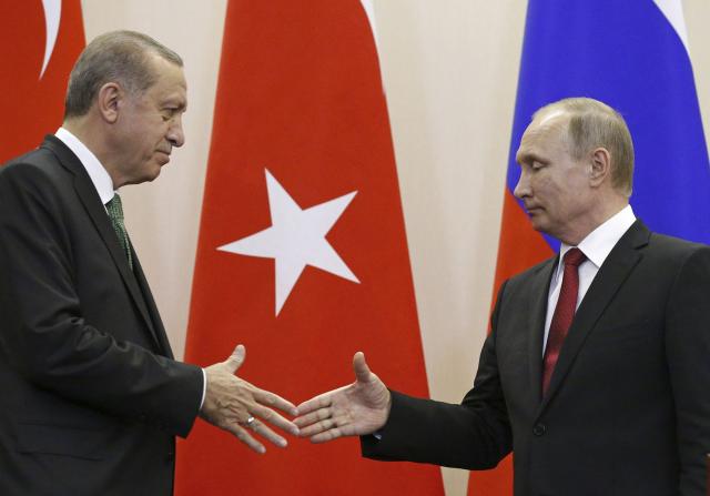 تفاصيل الاتصال الهاتفي بين بوتين وأردوغان حول ليبيا وسوريا