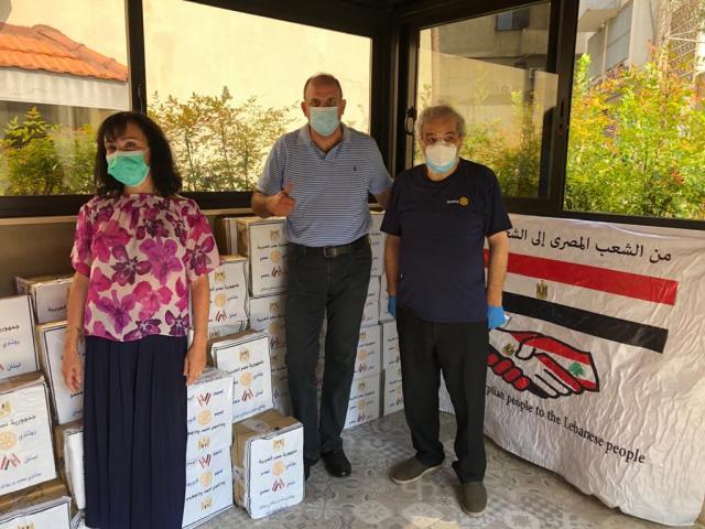 لبنان توجه الشكر لمصر و منظمات المجتمع المدني  لتقديمها مساعدات طبية لمواجهة تداعيات إنفجار مرفأ بيروت