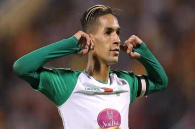 بدر بانون لاعب الرجاء المغربي 
