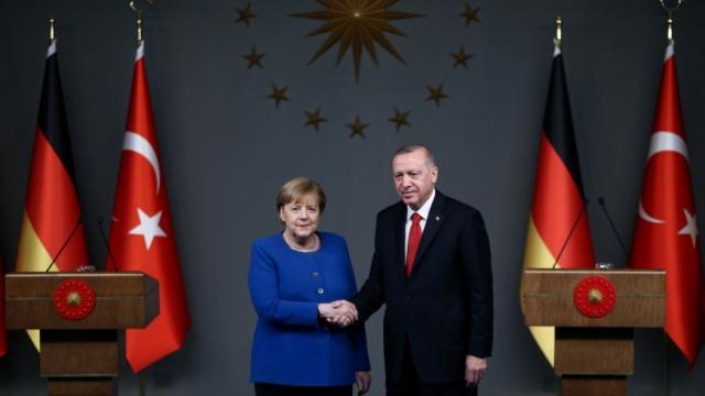 أردوغان وميركل