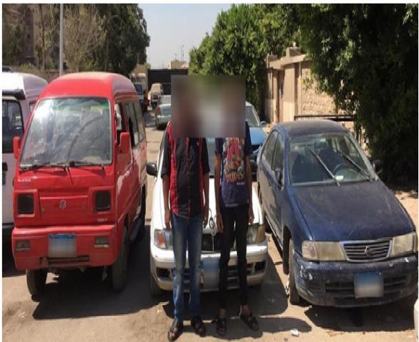عصابة سرقة السيارات بالقاهرة 