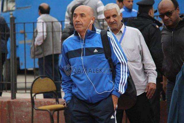 باتشيكو يصل ستاد القاهرة لحضور مباراة الزمالك والجونة