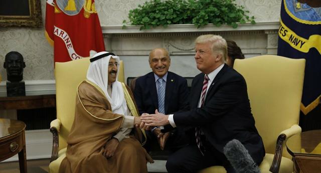 ترامب وأمير الكويت