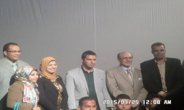بالصورة: محمد صبحي يستضيف رئيس ”مستقبل وطن” فى مدينة سنبل للفنون