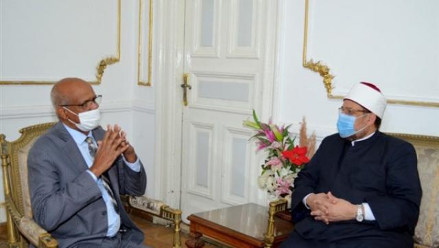 وزير الأوقاف في لقاء سفير السودان بالقاهرة