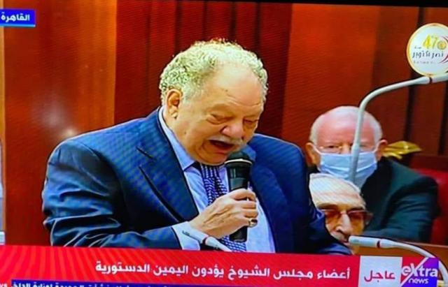 النائب المحترم.. يحيي الفخراني يؤدي اليمين الدستورية نائباً لمجلس الشيوخ