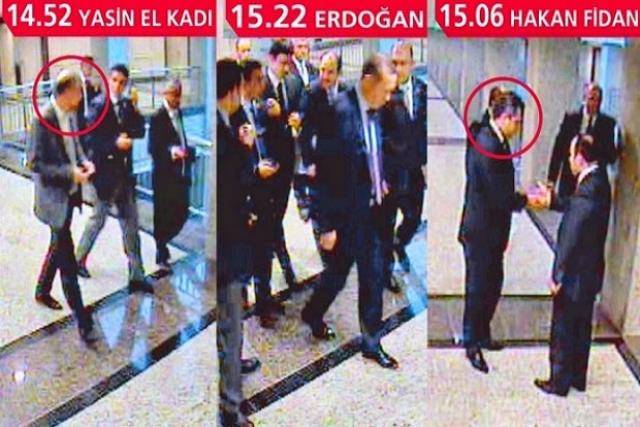 صور اللقاءات السرية بين أردوغان وتنظيم القاعدة الإرهابي 