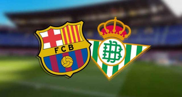 شاهد البث المباشر لمباراة برشلونة وريال بيتيس بالدوري الإسباني 