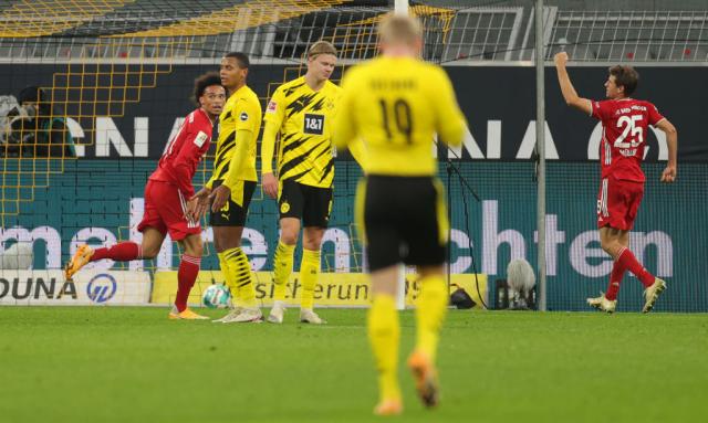 بايرن ميونخ يفوز على دورتموند (3-2) ويتصدر الدوري الألماني