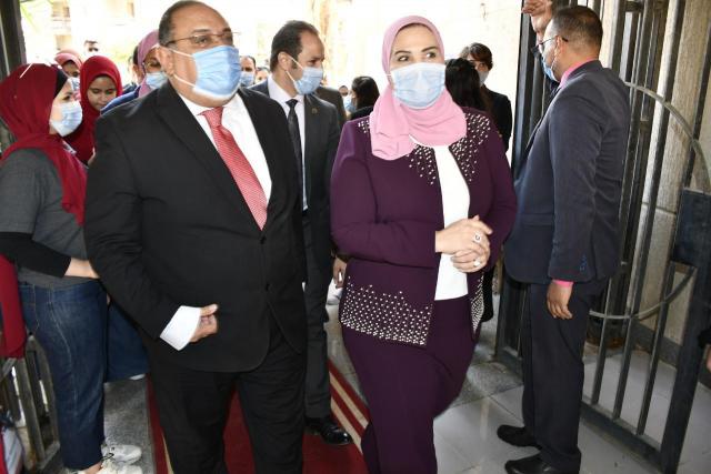 القباج تفتتح أول وحدة للتضامن الاجتماعي بالجامعات المصرية داخل جامعة حلوان