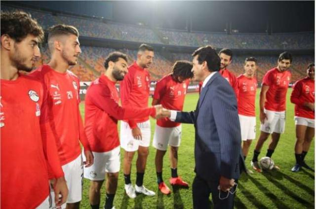 مصر ضد توجو.. وزير الرياضة يحضر المباراة غدا