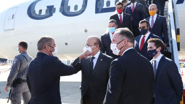 وزير الخارجية الإسرائيلي يستقبل نظيره البحريني في تل أبيب