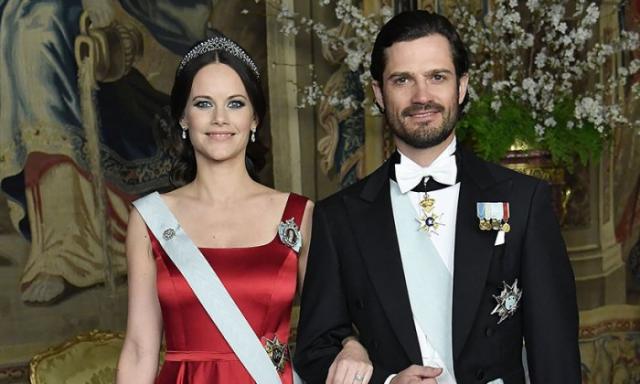 الأمير كارل فيليب وزوجته الأميرة صوفيا