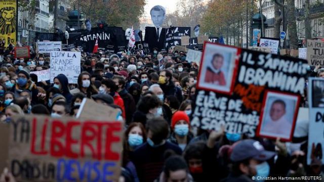 مظاهرات فرنسا 