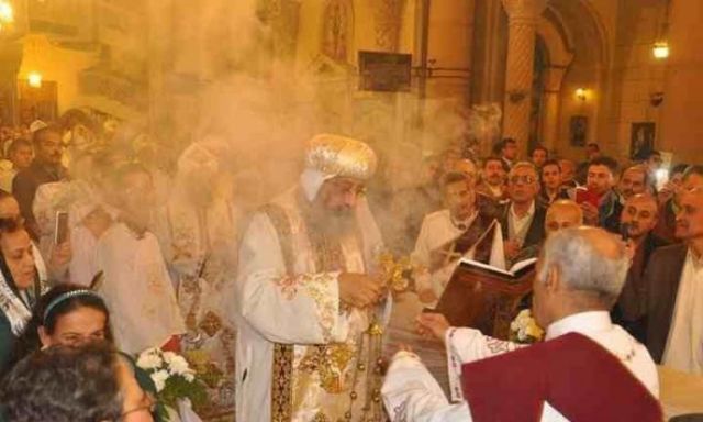 بدء مراسم الاحتفال بعيد القيامة بالكاتدرائية