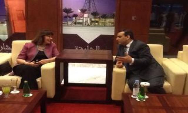 عبد الواحد النبوي يلتقي وزيرة الثقافة الأردنية