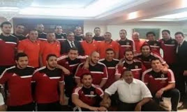 السفارة المصرية في الجابون استقبلت فريق النادي الأهلي لكرة اليد