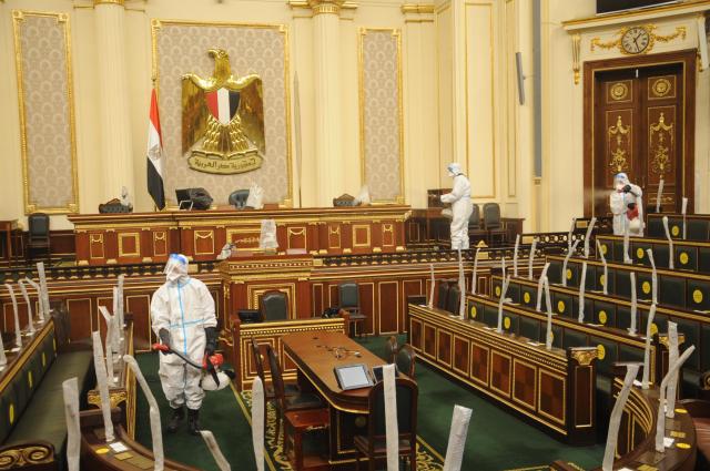 القوات المسلحة تطهر مجلس النواب قبل جلسة الانعقاد الأولى