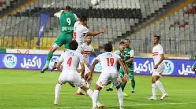 الشوط الأول من مباراة الزمالك والمصري البورسعيدي ينتهي كما بدأ